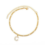 "Initial" Anklet - SophiaJewels