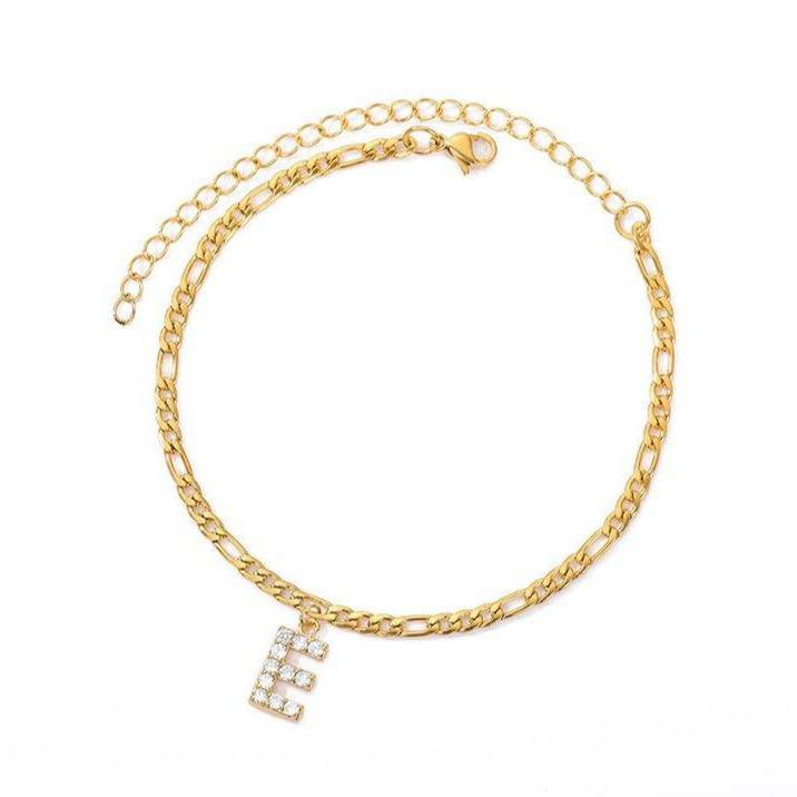 "Initial" Anklet - SophiaJewels