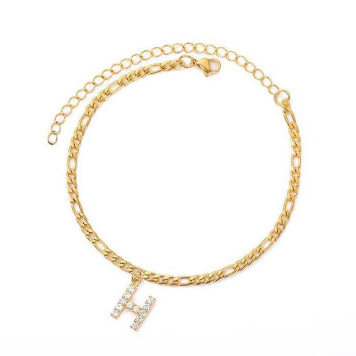 "Initial" Anklet - SophiaJewels