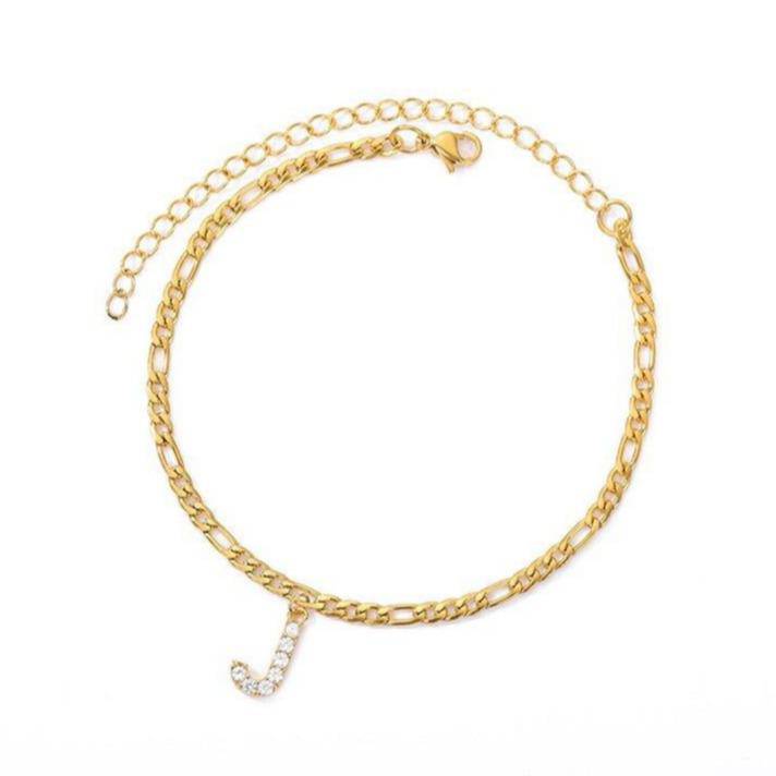 "Initial" Anklet - SophiaJewels